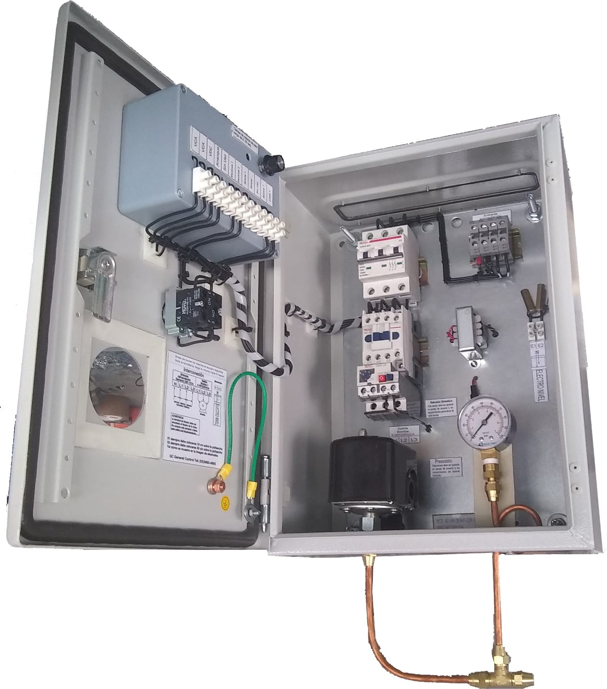 Tablero para Sistema Hidroneumático SIMPLEX LINEA BASICA 440V 3F