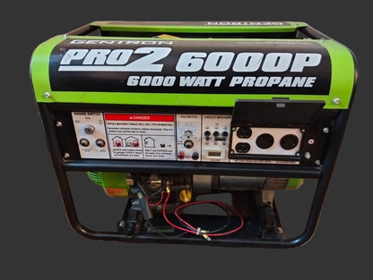 Generador Gentron Pro2 6000 W para Gas Propano