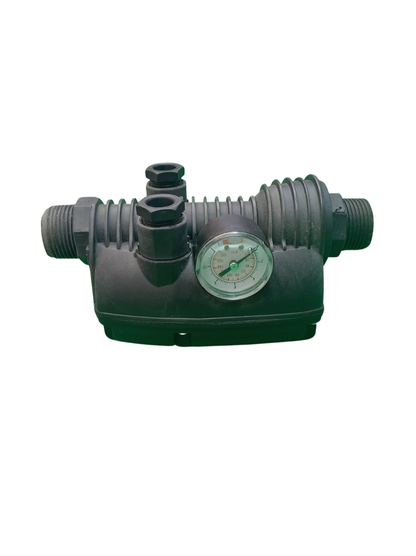 Presurizador con Valvula Check Sensor de Flujo y Manómetro
