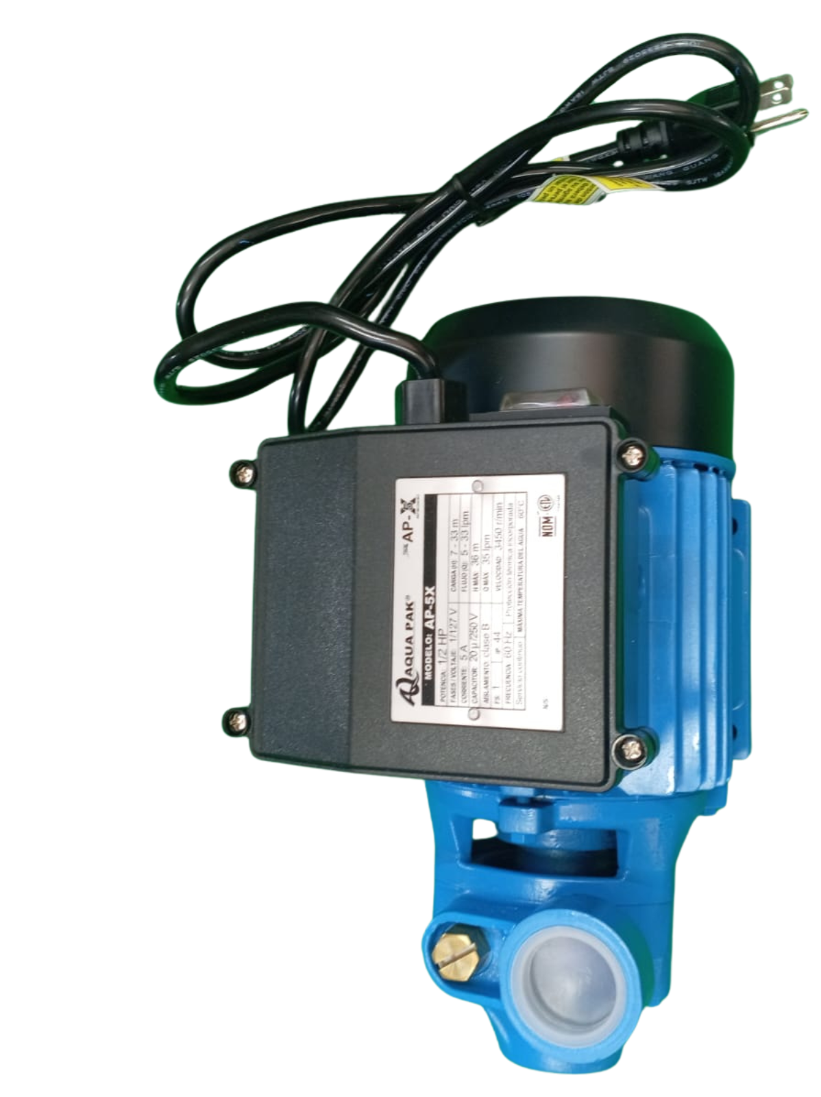Bomba Periferica  AQUAPAK AP-5X 0.5 HP  127V 1 Fase