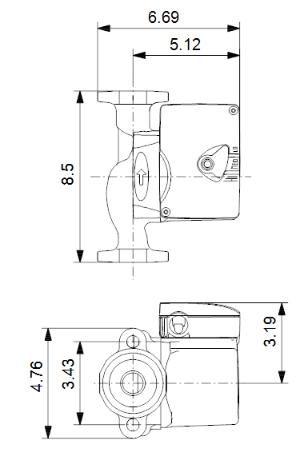 Bomba recirculadora UPS 43-100 F Grundfos