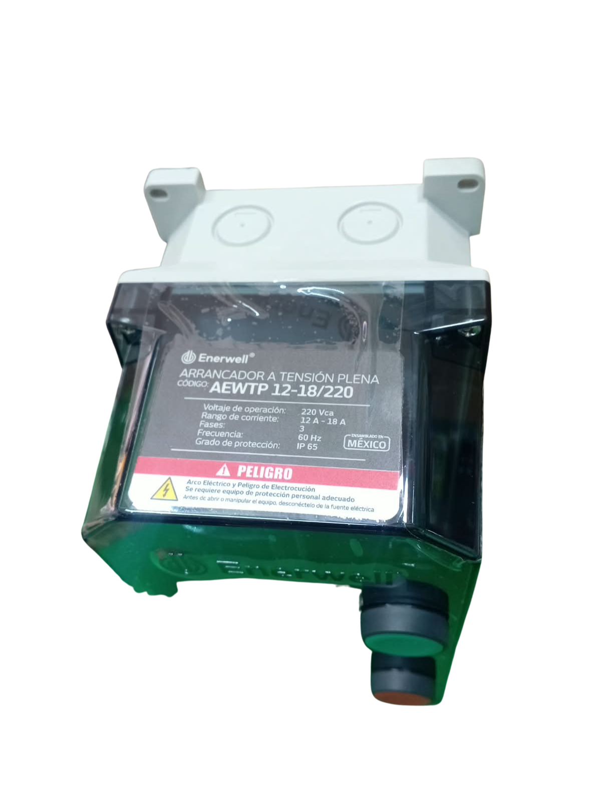 Arrancador ENERWELL en Caja de Plástico con Bobina de 220V