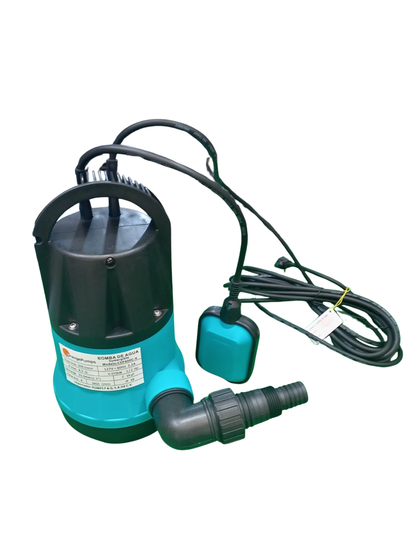 Bomba Sumergible Para Agua Limpia 1/2 Hp Con Flotador