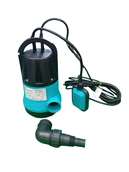 Bomba Sumergible Para Agua Limpia 1/2 Hp Con Flotador