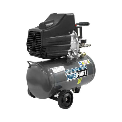 Compresor de Aire Motor 2.5HP Tanque de 25 Litros PowerHunt