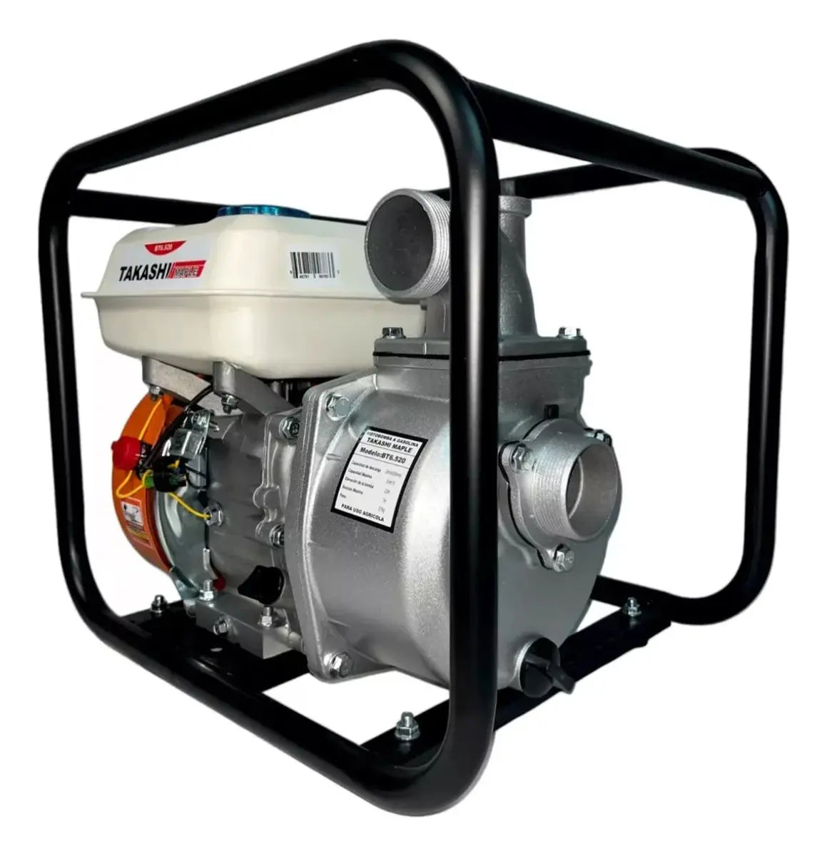 Motobomba Autocebante motor a Gasolina 6.5HP TAKASHI