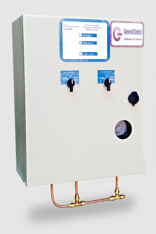 Tablero para Sistema Hidroneumático Dúplex LINEA BÁSICA 127V 1F