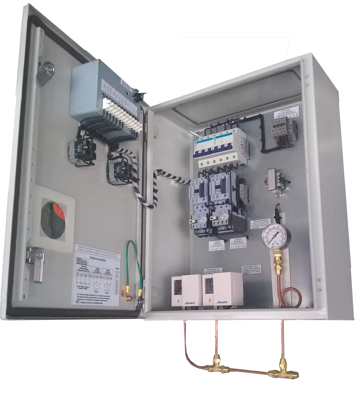 Tablero para Sistema Hidroneumático Dúplex LINEA PROFESIONAL 440V 3F